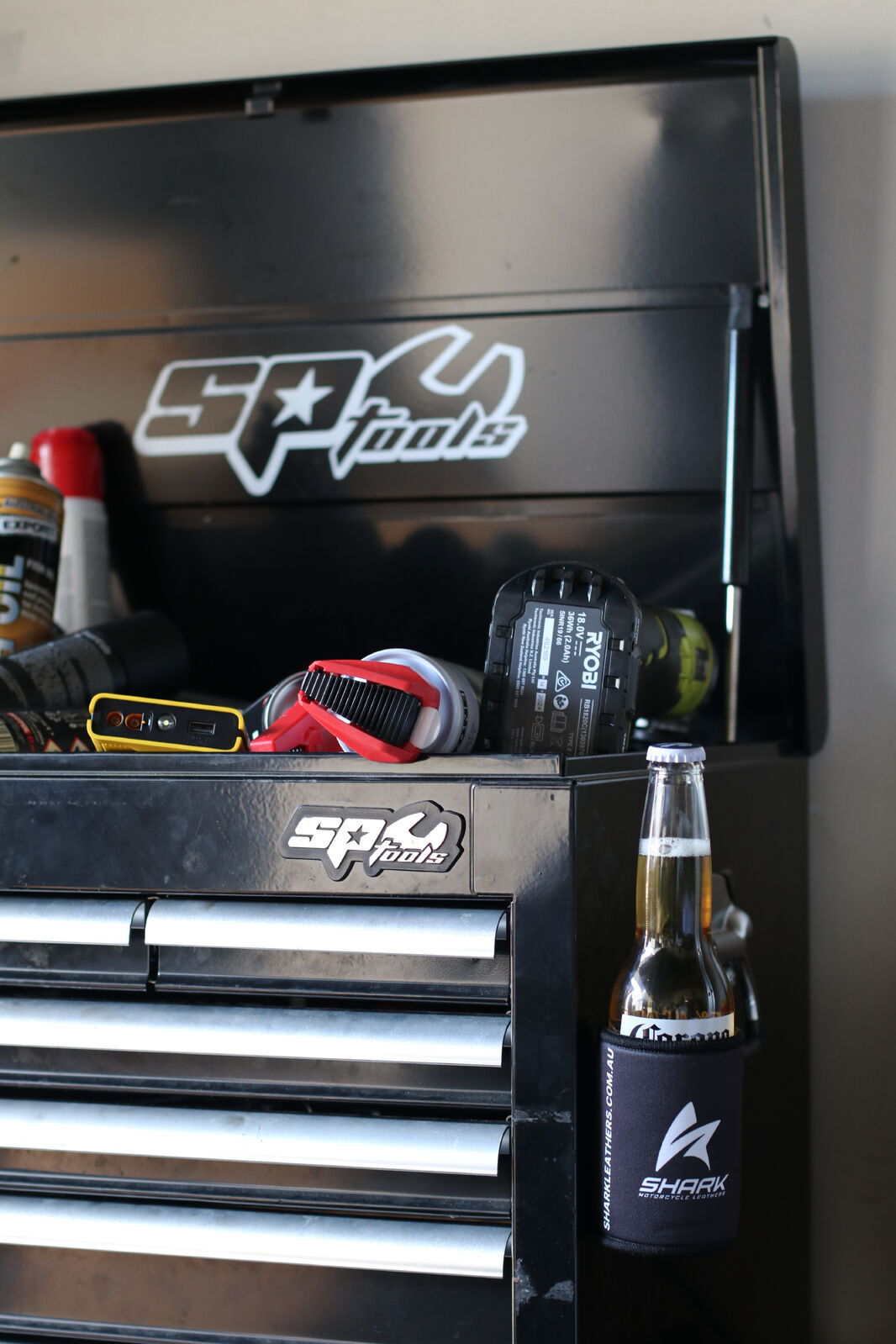 Shark Leathers Magnetic Stubby Holder - Loud Pipes